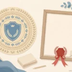What Accreditation Means for Online Master's Degrees seal and certificate concept illustration