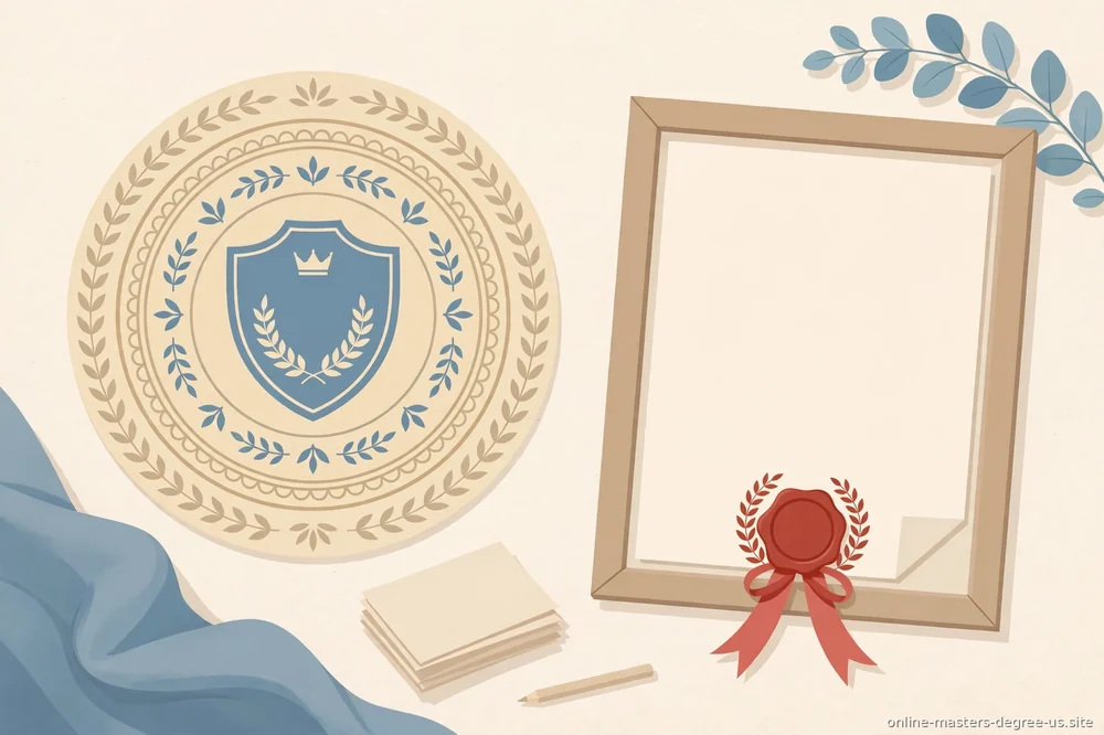 "seal and certificate concept illustration"